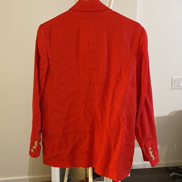 Zara Women’s Red Blazer Size S in Good Condition - Picture 2 of 4